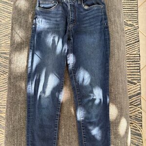 Joes Jeans Women’s Size 26 x 27 Mid Rise Slim Straight Stretch Blue Jeans Denim